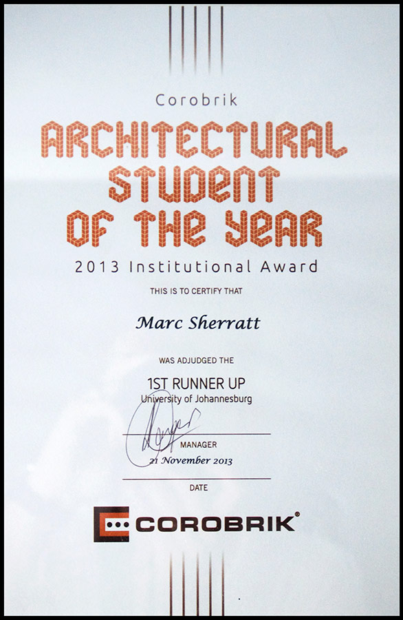 Sustainability architect - architectural student of the year